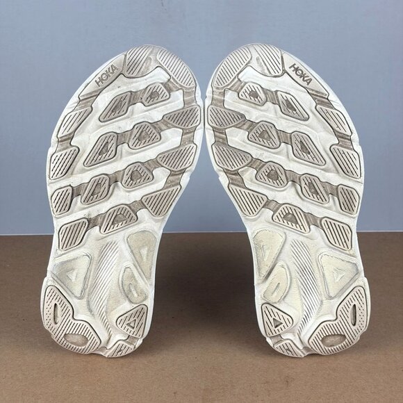 Hoka Clifton 9 Athletic Running Shoes Womens 7 Black Rose Gold Low Top Lace Up - Picture 7 of 10